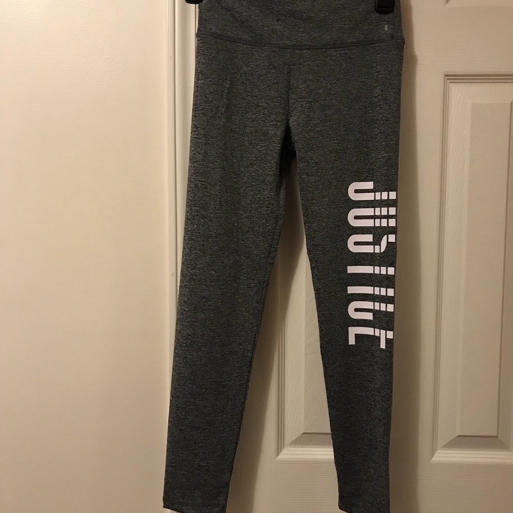 NWOT Gray Justice Leggings